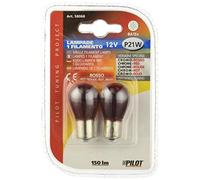 Lampa 58068 Lots de 2 ampoules chromées, rouge