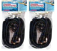 LAMPA 60222 Kit Tendeur élastique Noir Rouge (Lot de 2)