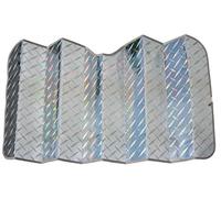 LAMPA 66847 Pare-soleil | Mousse athermique 3 mm, laminé polyester métallisé. Fixation par abaissement du pare-soleil.
