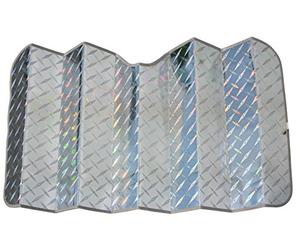 LAMPA 66847 Pare-soleil | Mousse athermique 3 mm, laminé polyester métallisé. Fixation par abaissement du pare-soleil.