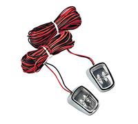 Lampa 70335 twin-led Micro Lampes Chromé, 12 V, Vert