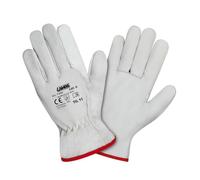 Lampa 71442 Gants en cuir ourlé fleur de veau et dos en croûte - 11