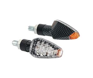 Lampa 90099 Paire de Clignotants, Couleur Carbone
