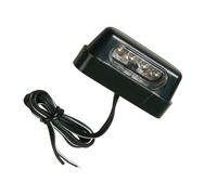 Lumière De Plaque À 4 Leds Blancs Haute Visibilité Universelle Pour Moto