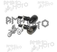 Lampa 90482 Indicateurs De Direction À LED Ndr Noir Homologués 12V