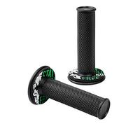 Lampa 90572 Donut Off-Road Grips Poignées de Guidon universelles - Noir - Vert