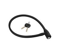 LAMPA 93730 Câble antivol avec revêtement en Silicone, 10 x 600 mm