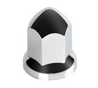 LAMPA 97642 Jeu Cache écrou de roue chrome | Tête hexagonale ronde, montage par pression sur vis d'origine, OEM 97642
