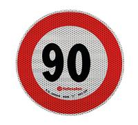 LAMPA 98443 Disque Limite 'Vitesse 90 km homologué