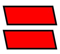 Lampa 98448 Marques Autocollants Kit Transport de Marchandises en Compte Propre, Lot de 2