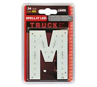 Lampa 98942 Lettre autocollant m, 24 V, lED rouges