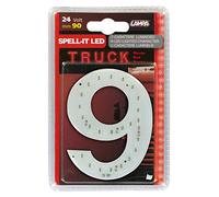 Lampa 98964 Nombre adhésif 9, 24 V, LED rouges