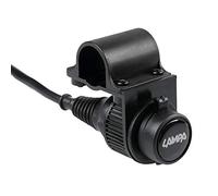 Lampa 90535 Prise de Courant Standard pour Fixation au Guidon - 12 V - 12 A Max