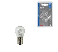 LAMPA Blister de 2 lampes homologuées P21W 21W pour attaque BA15s 12V E