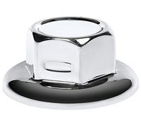 Cache-écrous en acier inoxydable poli miroir, Ø 32 mm, camion