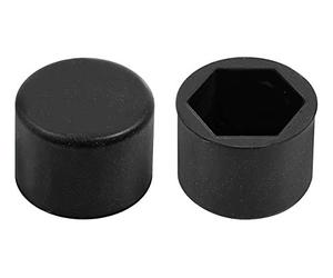 Lampa Cache-écrous en silicone Noir 19 mm Réf 2245