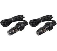 LAMPA Chargeur allume-cigare Chargeur téléphone voiture 98092 avec fusible (Lot de 2)