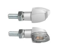 Clignotants universel moto LED 12V Volt Argent