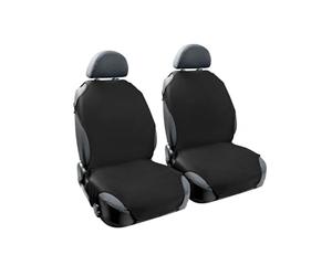 LAMPA Couvre-siège T-Shirt avant Paire 55006 | Tissu jersey, fixation par sangles, OEM 55006 compatible avec véhicules à sièges standards non rabattables