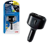 Lampa Prise allume-cigare double 12V avec fusible et LED