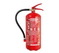 Lampa Fire-Off Extincteur À Poudre 6 Kg Avec Manomètre Et Support De Fixation