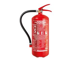 Lampa Fire-Off Extincteur À Poudre 6 Kg Avec Manomètre Et Support De Fixation
