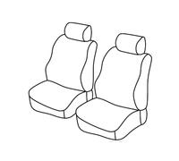 Lampa Housses de siège Superior - Beige - compatibles pour Ford Transit Custom (10/12>12/17)