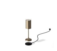 LAMPA Lampe de table sans fil rechargeable télécommandée Vina 200 - Laiton brossé