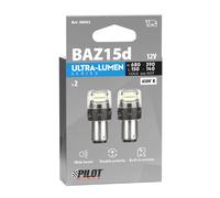 Lampa LED P21/4W BAZ15d 12V Can Bus Sans Erreur 2 Ampoules Blanc Clair
