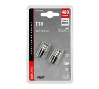 LAMPA Lot 2 Ampoules LED T10 12 V 480 Lm Blanc Froid 6500 K