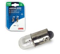 LAMPA Lot de 2 ampoules homologuées 12 V 4 W pour voiture avec culot BA9S