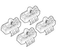 Lampa n21169 Kit Accessoires pour Fixation sur Le Toit de la 169, 2 Bars