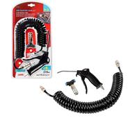 LAMPA Pistolet à air comprimé avec tuyau spiralé MAX 13 BAR 5 M LAMPA