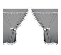 Rideaux Lampa microfibre pour camion - Gris