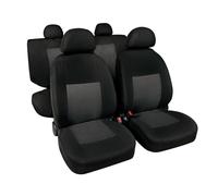 Lampa Set De Housses Classic Pour Sièges Auto Gris/Noir En Polyester Et Jacquard