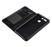LAMPA Wallet Folio Case, Book Cover - Huawei P9 - Black