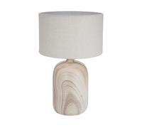 Lampe de table Versa Lin Céramique 40 W 32,5 x 52 cm Rustique - Marque : Versa - EAN : 8420327569882