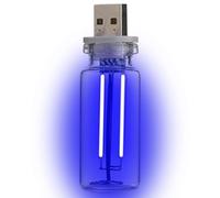 Lampada Retrò LED USB Per Auto -6x8cm Luce Atmosfera Touch Regolabile Lampada Da Lettura, Decorazione Creativa, Risparmio Energetico Per Interni Auto E Stanze
