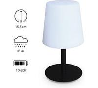 LAMPADA S COLOR - Lampe de table LED de 28cm noire - Lampe de table décorative lumineuse. Ø 16cm