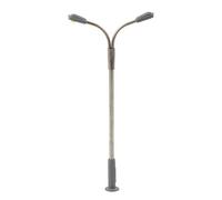 Lampadaire 2 bras à LED 12 V - 65 mm - N 1/160 - FALLER 272221