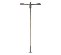 Lampadaire 2 bras à LED 12 V - 65 mm - N 1/160 - FALLER 272223