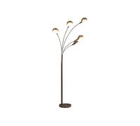 Vidaxl Lampadaire 200 Cm 5 X E14 Argenté Argenté