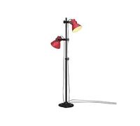 Vidaxl Lampadaire 25 W Rouge Délavé 25x25x90/160 Cm E27 Rouge
