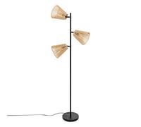 Atmosphera - Lampadaire Giada droit H150 cm - 3 abat-jours corde