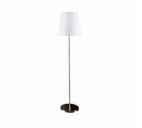Lampadaire 3247, Satin Moyenne/ Nickel Brossé/Blanc