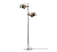 Lampadaire à 2 Bras Ø18 Chrome