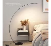 Lampadaire à arc moderne minimaliste avec 3 niveaux de luminosité, lampe de lecture moderne à intensité variable