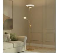 Lampadaire LED - LAMPENWELT.DE - Yveta - Intensité variable - Liseuse - Design contemporain