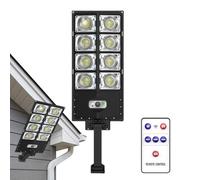 Lampadaire à Énergie Solaire,Détecteur De Mouvement LED Lumineux,Lampadaire Étanche Solaire pour Extérieur | pour le Jardin la Terrasse le Balcon le Terrain de Basketball l'Allée le Parking