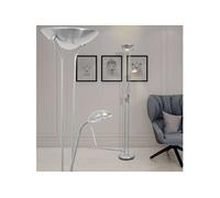 vidaXL Lampadaire sur pied LED 23 W - Éclairage réglable - 242730 Gris